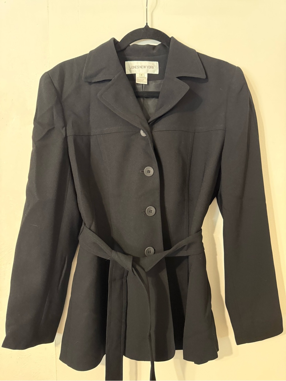 Jones New York vintage navy blue suit jacket Size 8
